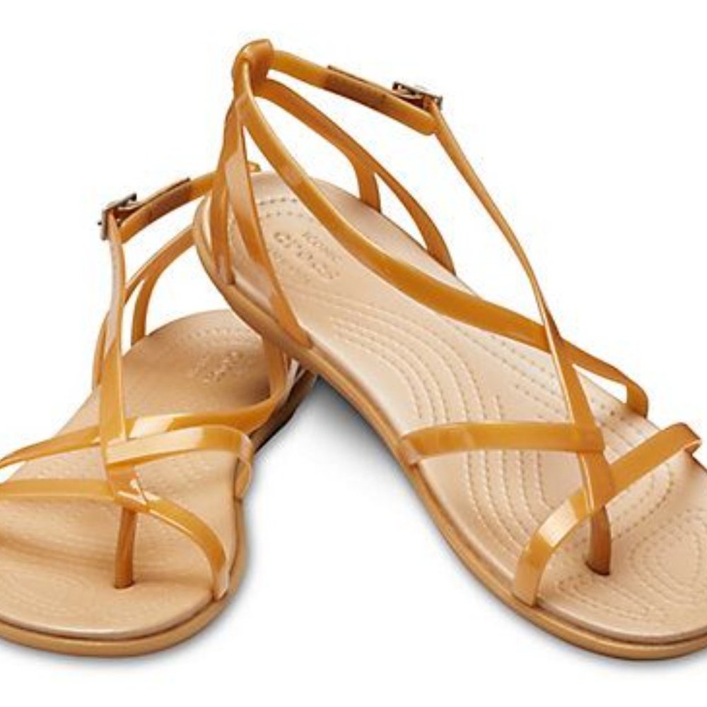 Croc Gold Isabella Gladiator Sandal